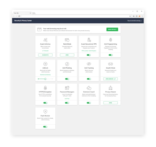 Avast Secure Browser是一个私密、安全的浏览器，可以保护您在线安全。